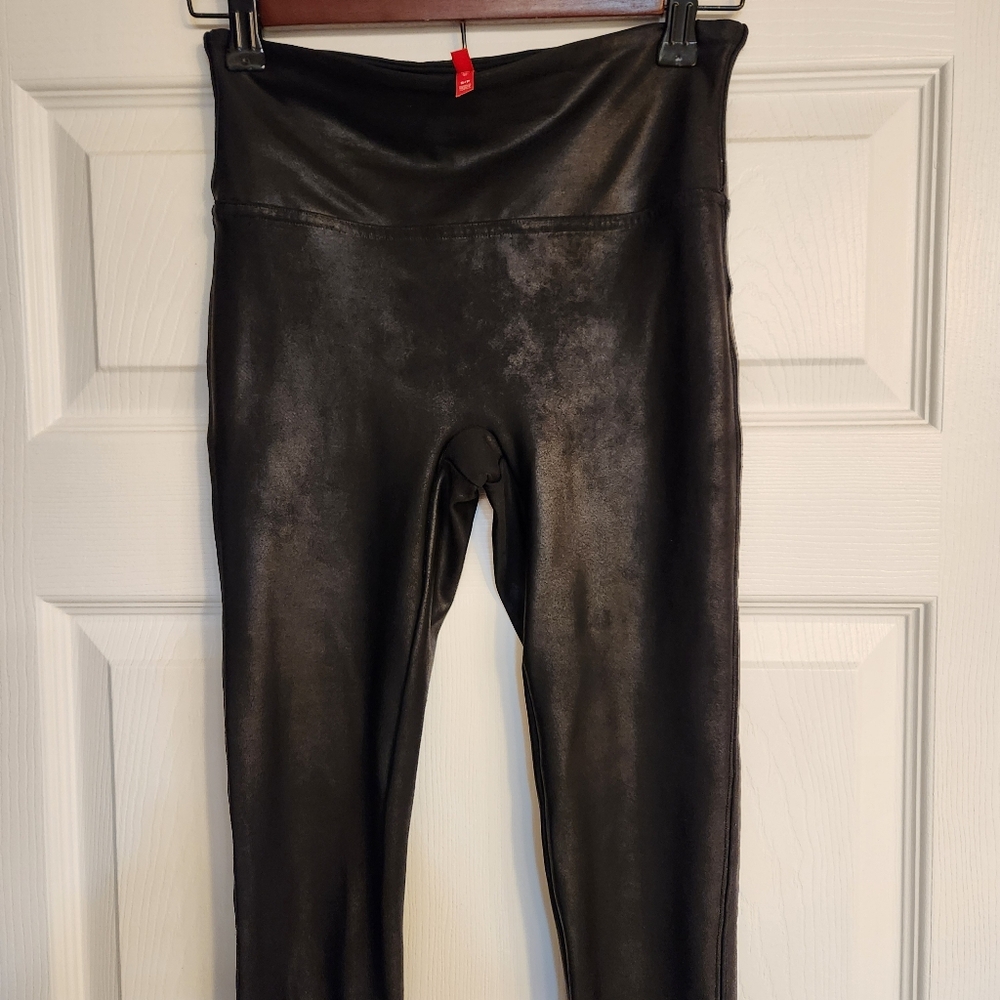 Spanx Faux Leather Leggings Size Small - Picture 9 of 16